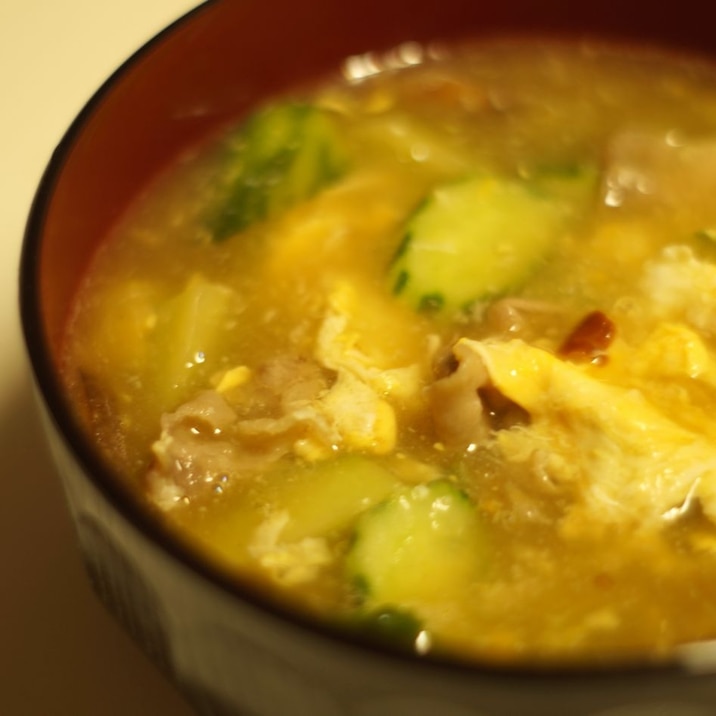 きゅうりと卵のピリ辛中華風スープ レシピ 作り方 By 000kae000 楽天レシピ きゅうりと卵のピリ辛中華風スープ レシピ 作り方 By 000kae000 楽天レシピ